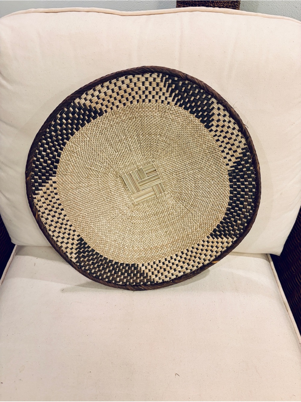 One of a Kind! NEW Woven Basket. Made by Binga people of Zambia Zimbabwe Africa